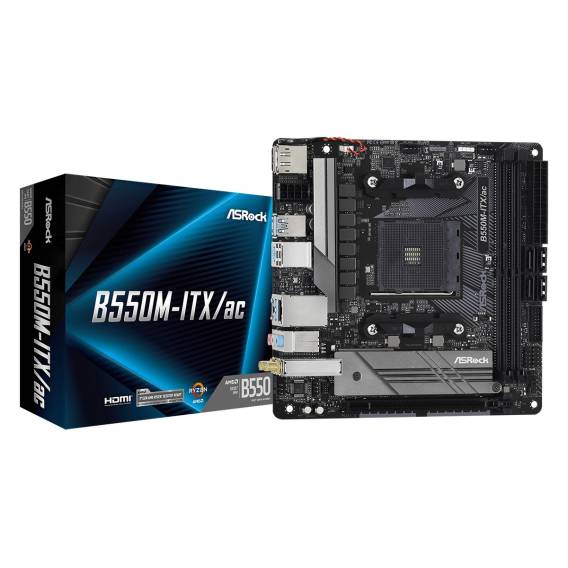 Obrázok pre Asrock B550M-ITX/ac Socket AM4 Mini ITX AMD B550