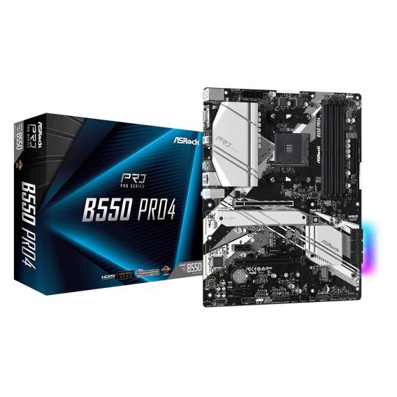 Obrázok pre Asrock B550 Pro4 Socket AM4 ATX AMD B550