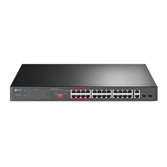 Obrázok pre TP-Link TL-SL1226P síťový přepínač Nespravované Gigabit Ethernet (10/100/1000) Podpora napájení po Ethernetu (PoE) 1U Šedá