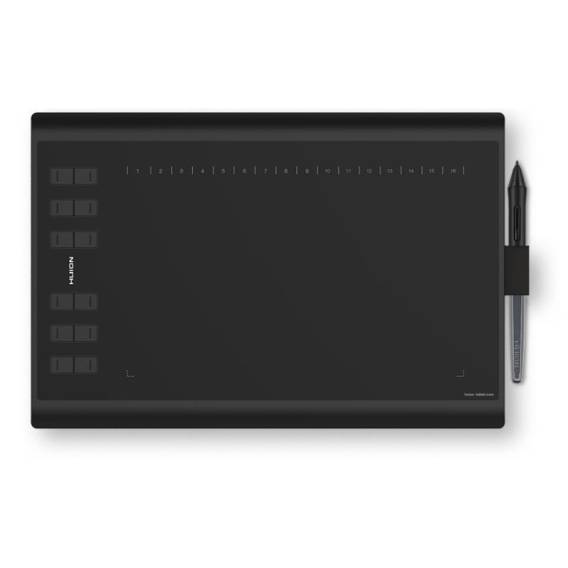Obrázok pre HUION H1060P grafický tablet 5080 lpi 250 x 160 mm USB Černá