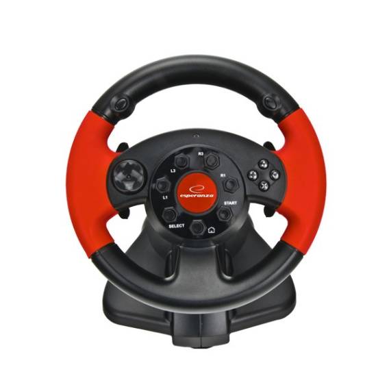 Obrázok pre xlyne EG103 herní ovladač Volant PC,Playstation 2,Playstation 3 Digitální Černá, Červená