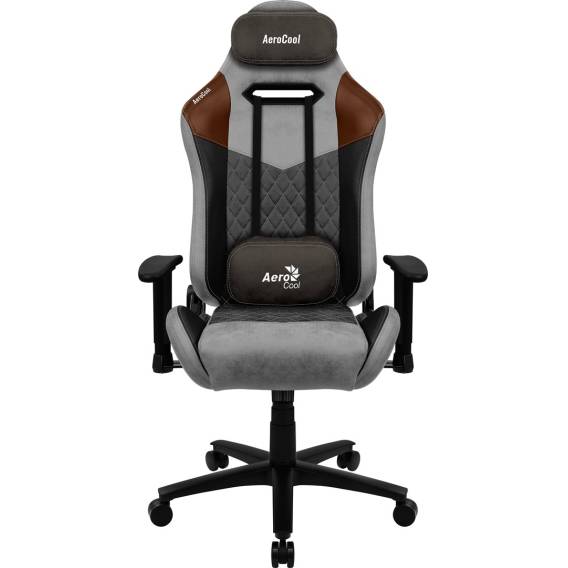 Obrázok pre Aerocool DUKE AeroSuede Univerzální herní židle Černá, Hnědá, Šedá