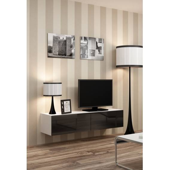 Obrázok pre Cama RTV VIGO140 b/c televizní stolek/nábytek k multimediálnímu vybavení