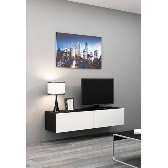 Obrázok pre Cama RTV VIGO140 c/b televizní stolek/nábytek k multimediálnímu vybavení