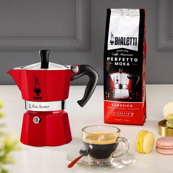 Obrázok pre Bialetti Moka Express Moka konvička Červená