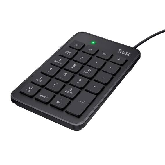 Obrázok pre Trust 22221 numerická klávesnice Laptop/PC USB Černá