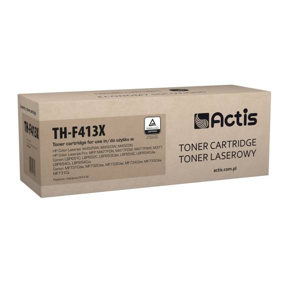 Obrázok pre Actis TH-F413X Toner do tiskáren HP/Canon, náhrada za HP 410X CF413X; Canon CRG 046H M 1252C002; standardní; 5 000 stran; purpurová