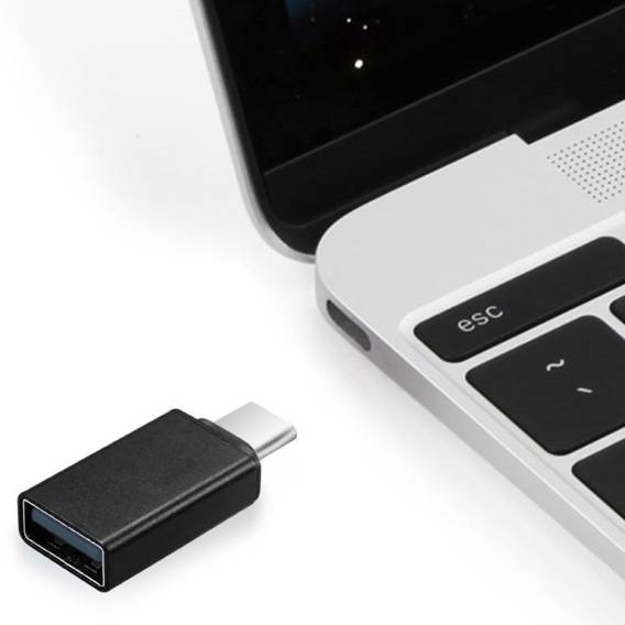 Obrázok pre Gembird A-USB2-CMAF-01 kabelová redukce USB Type-C USB Typ-A Černá