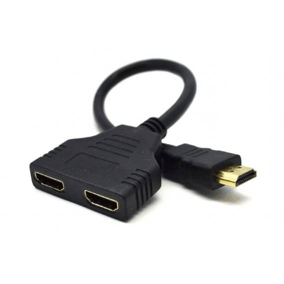 Obrázok pre Gembird DSP-2PH4-04 HDMI kabel HDMI Typ A (standardní) 2 x HDMI Type A (Standard) Černá