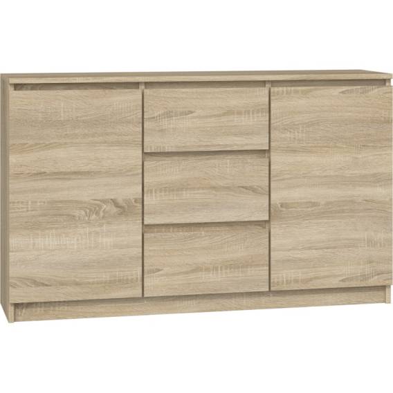 Obrázok pre Topeshop 2D3S DĄB SONOMA komoda