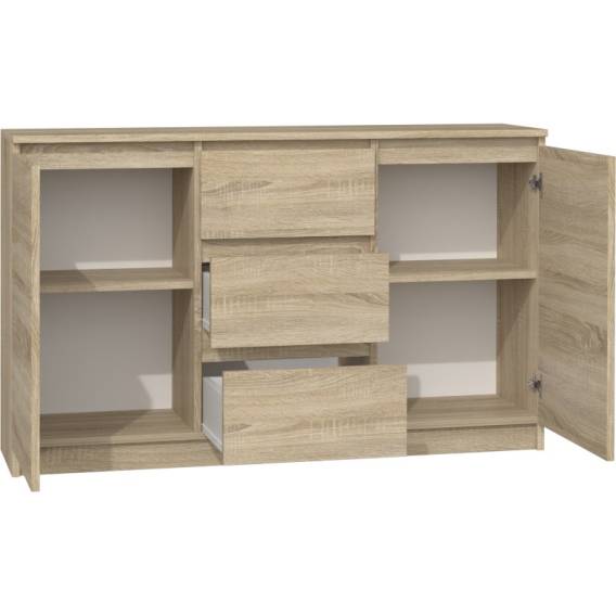 Obrázok pre Topeshop 2D3S DĄB SONOMA komoda