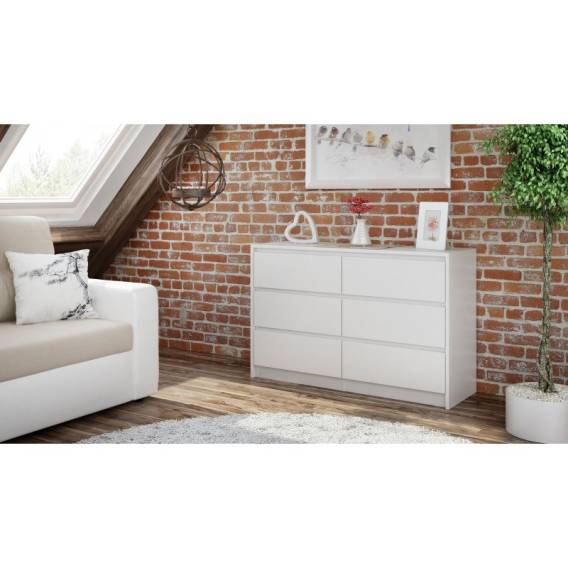 Obrázok pre Topeshop K120 BIEL 2X3 komoda
