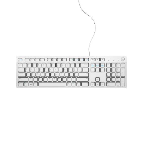 Obrázok pre DELL KB216 klávesnice USB QWERTY US Mezinárodní Bílá