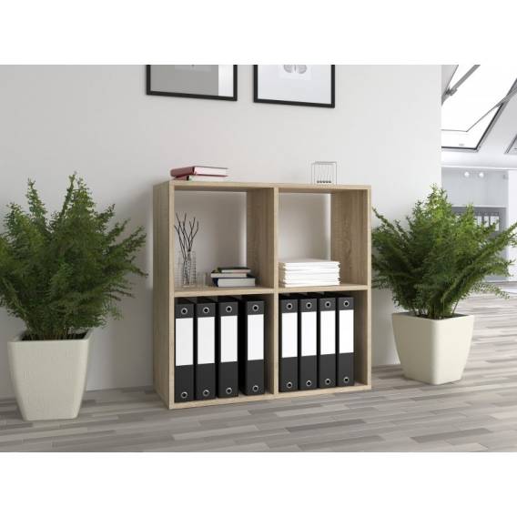 Obrázok pre Topeshop MALAX 2X2 SONOMA knihovna do obývacího pokoje