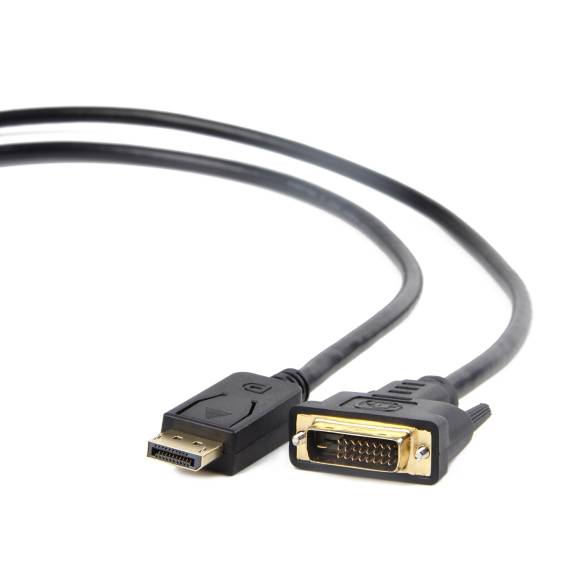 Obrázok pre Gembird CC-DPM-DVIM-6 adaptér k video kabelům 1,8 m DisplayPort DVI Černá