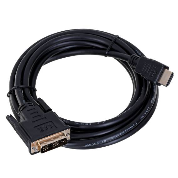 Obrázok pre Gembird 3m, HDMI/DVI, M/M DVI-D Černá