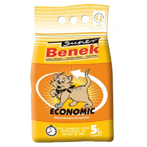 Obrázok pre CERTECH Super Benek Economic - hrudkující stelivo pro kočky 5l