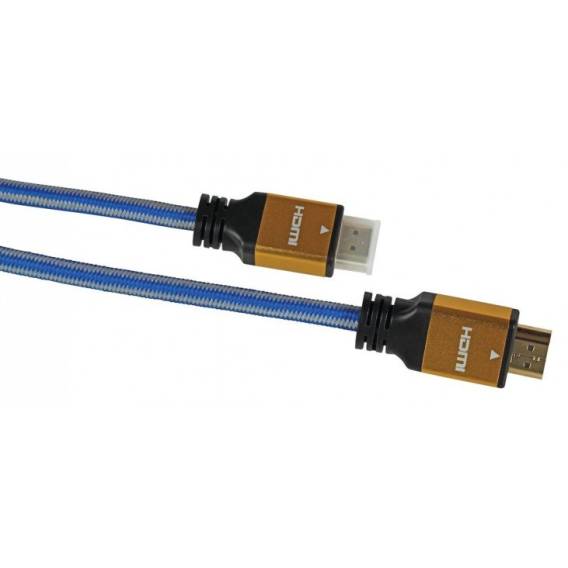 Obrázok pre iBox ITVFHD04 HDMI kabel 1,5 m HDMI Typ A (standardní) Černá, Modrá, Zlato