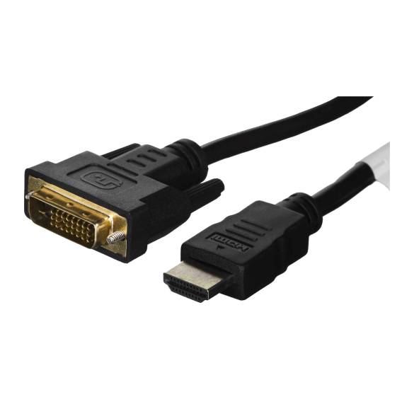 Obrázok pre Lanberg CA-HDDV-20CU-0018-BK adaptér k video kabelům 1,8 m HDMI Typ A (standardní) DVI-D Černá