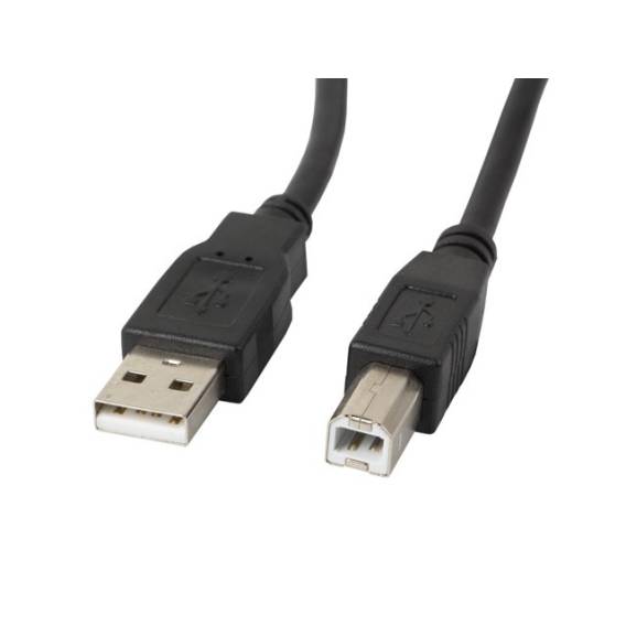 Obrázok pre Lanberg CA-USBA-11CC-0050-BK USB kabel USB 2.0 5 m USB B Černá