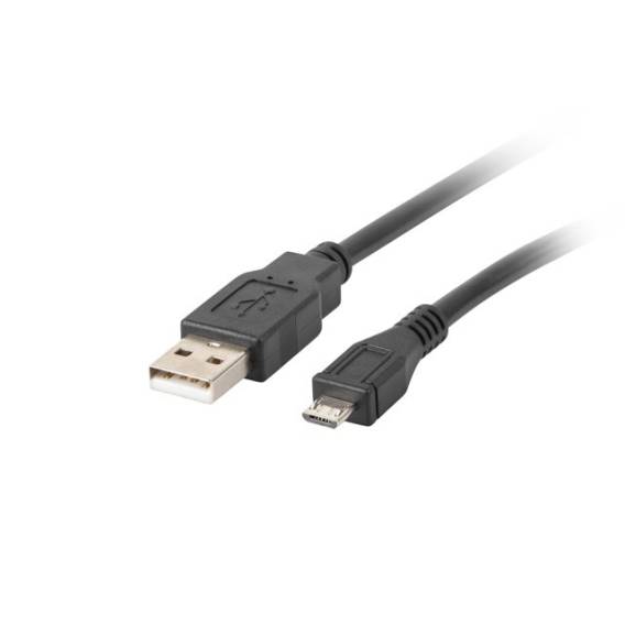 Obrázok pre Lanberg CA-USBM-10CC-0018-BK USB kabel USB 2.0 1,8 m Micro-USB B USB A Černá