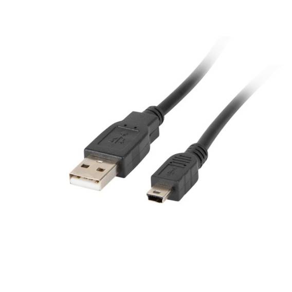 Obrázok pre LANBERG KABEL USB 2.0 MINI AM-BM5P 1,8 M, ČERNÝ CA-USBK-10CC-0018-BK