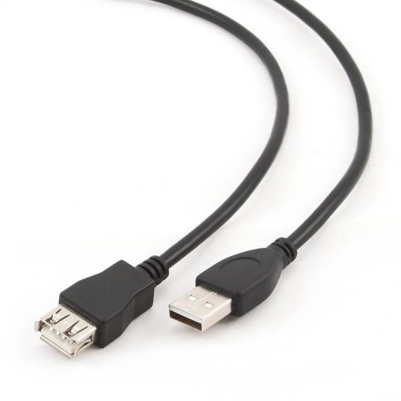 Obrázok pre Gembird 3m USB 2.0 A M/FM USB kabel USB A Černá