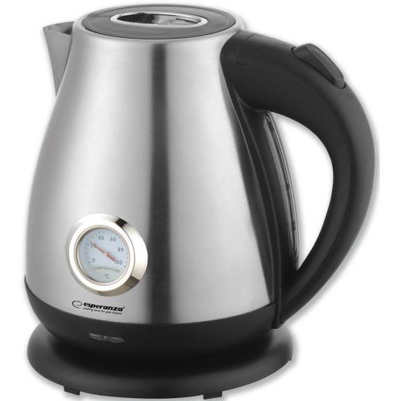Obrázok pre Esperanza EKK029 elektrická konvice 1,7 l 2200 W Černá, Ocel