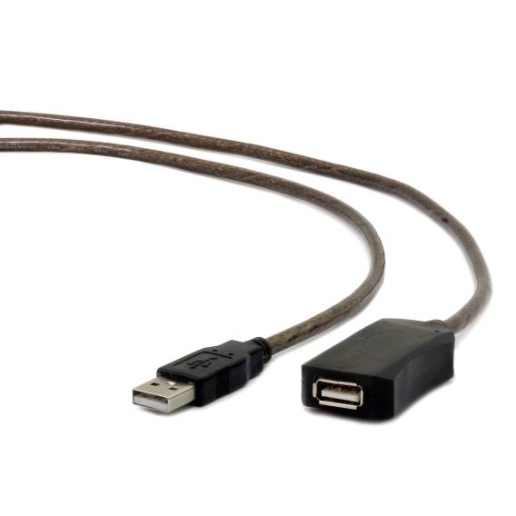 Obrázok pre Gembird USB A/USB A M/F 10m USB kabel USB 2.0 Černá