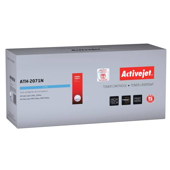 Obrázok pre Activejet ATH-2071N (náhrada za HP 117A 2071A; Supreme; 700 stran; modrá)