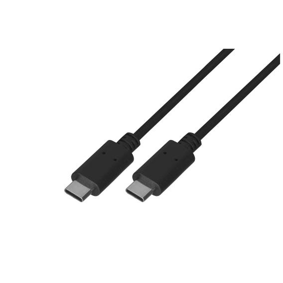 Obrázok pre Lanberg CA-CMCM-10CU-0010-BK kabel USB 2.0 1m USB-C M/M  Černá