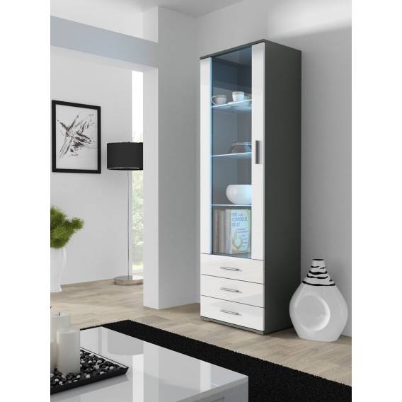 Obrázok pre Cama SOHOWITS1 SZ/BI skřínka do obývacího pokoje Vitrína