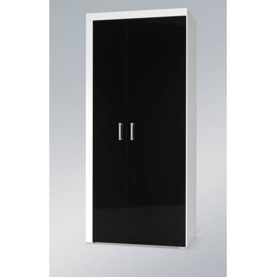 Obrázok pre Cama SAMBA 1 BI/CZ skříň/šatník do ložnice 1 police/polic 2 dveře/dveří Bílá