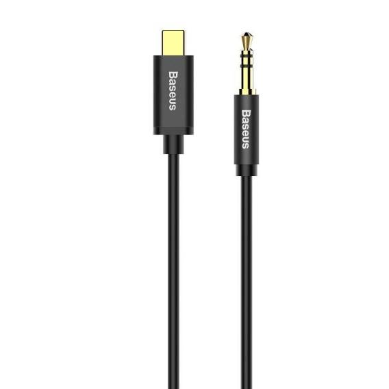 Obrázok pre Audio kabel z USB-C na 3,5mm mini jack Baseus Yiven 1,2 m (černý)