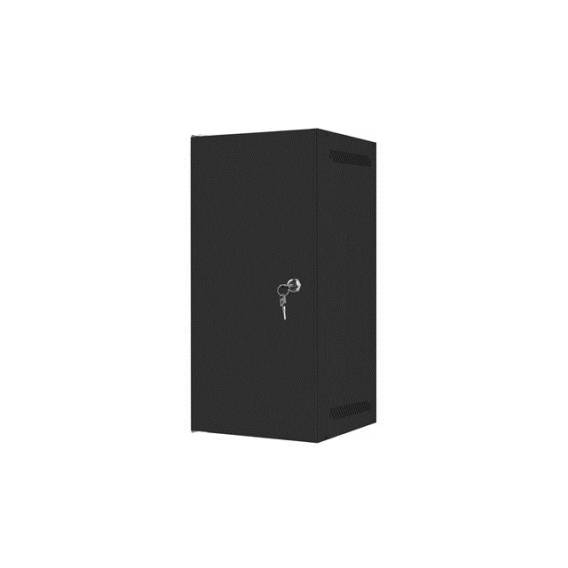 Obrázok pre NÁSTĚNNÁ SKŘÍŇ LANBERG 10" 12U (280X310, ČERNÁ) ocelové dveře