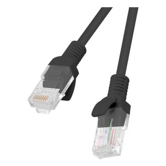 Obrázok pre Lanberg PCU6-10CC-0200-BK síťový kabel Černá 2 m Cat6 U/UTP (UTP)