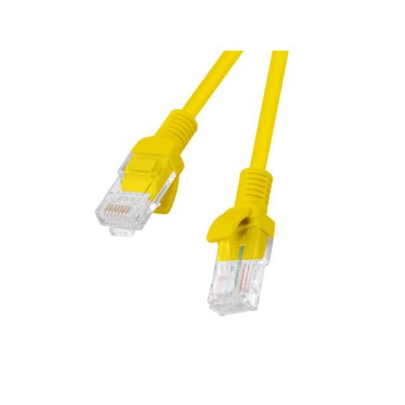 Obrázok pre Lanberg Patchcord RJ45, Kat. 5e, UTP, 1m, žlutý