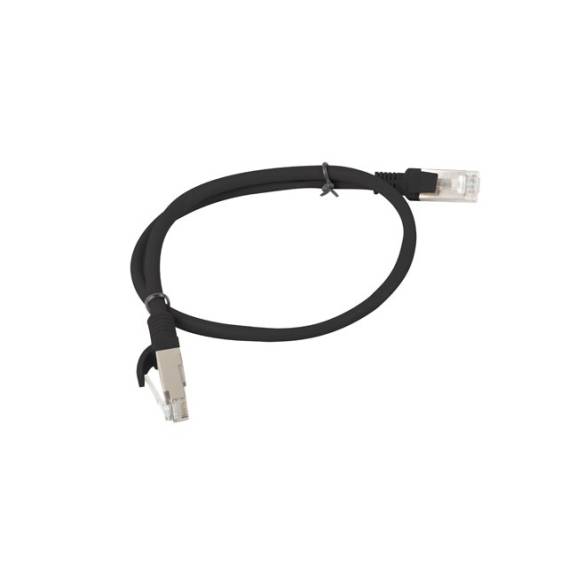 Obrázok pre LANBERG PATCHCORD UTP CAT.5E 0,5M ČERNÝ PCU5-10CC-0050-BK