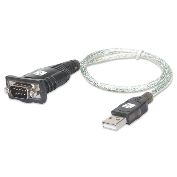 Obrázok pre Techly IDATA USB-SER-2T Kabel Průhledná 0,45 m USB Typ-A DB-9