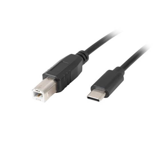 Obrázok pre Lanberg CA-USBA-14CC-0030-BK USB kabel 3m USB 2.0 USB C USB B Ferrit Černá
