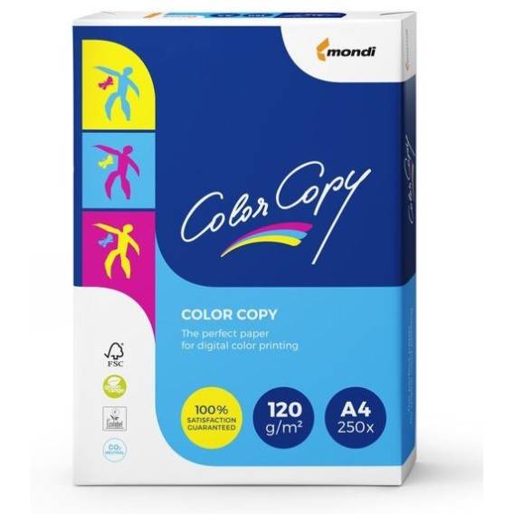 Obrázok pre Kopírovací papír pro laserové tiskárny COLOR COPY 120 G/M2 A4 250 ks.