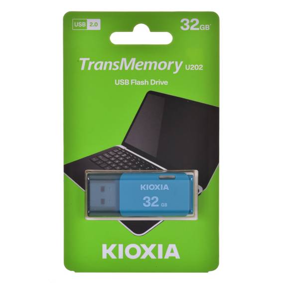 Obrázok pre Kioxia TransMemory U202 USB paměť 32 GB USB Typ-A 2.0 Modrá