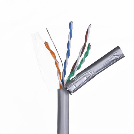 Obrázok pre Alantec KIF5PVC305Q síťový kabel Šedá 305 m Cat5e F/UTP (FTP)
