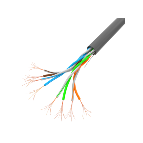 Obrázok pre LANBERG LAN UTP KABEL 100MB/S 305M DRÁT CCA ŽLUTÝ