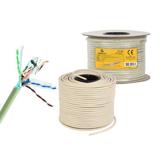 Obrázok pre Gembird CAT6 FTP 100m síťový kabel Šedá F/UTP (FTP)