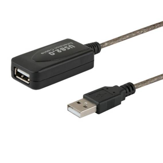 Obrázok pre SAVIO CL-130 USB active port extension 10m USB 2.0-A male USB 2.0-A female Černá