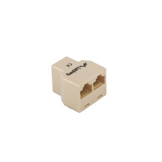 Obrázok pre Lanberg AD-RJ45-2RJ45-OU síťový splitter Béžová