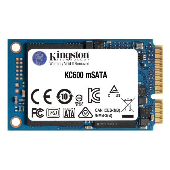 Obrázok pre Kingston Technology SSD disk 256G KC600 SATA3 mSATA