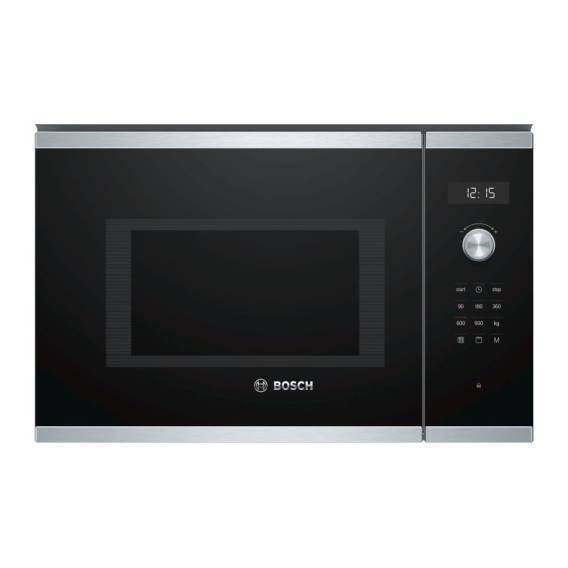 Obrázok pre Bosch Serie 6 BEL554MS0 Vestavná mikrovlnná trouba s grilem 59 x 38 cm 25 l 900 W Nerezová ocel