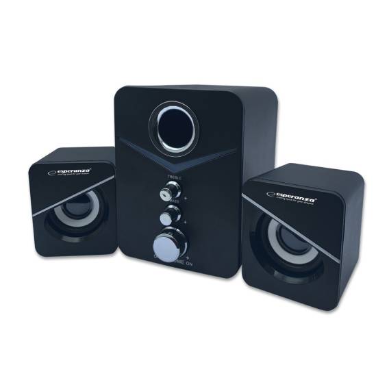Obrázok pre Esperanza EP153 Sada reproduktorů 2.1 USB, 6 W, černá